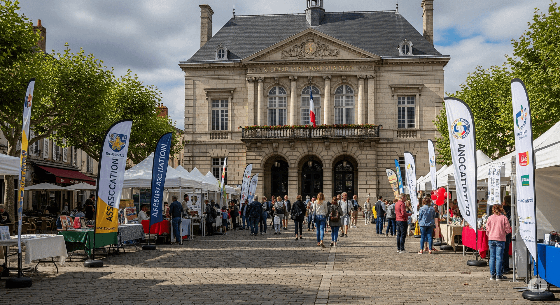 Forum associatif - image générée par IA